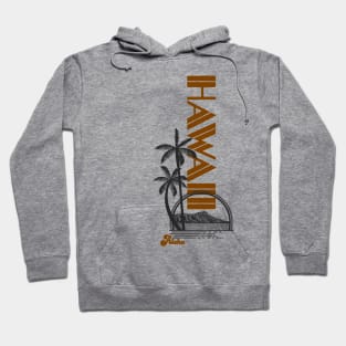 Retro Hawaii 70s Style Tourist Souvenir Hoodie